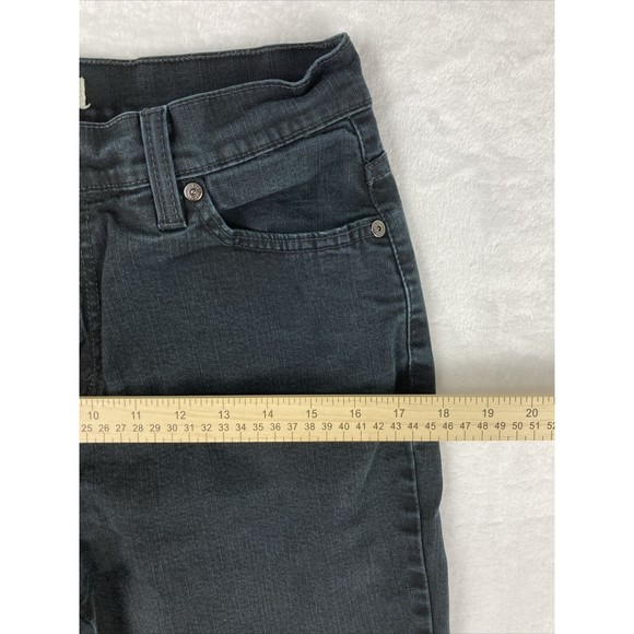 Levi's Boot Cut 512 Perfectly Slimming Womens Jeans Black Size 12 Short - Picture 7 of 16